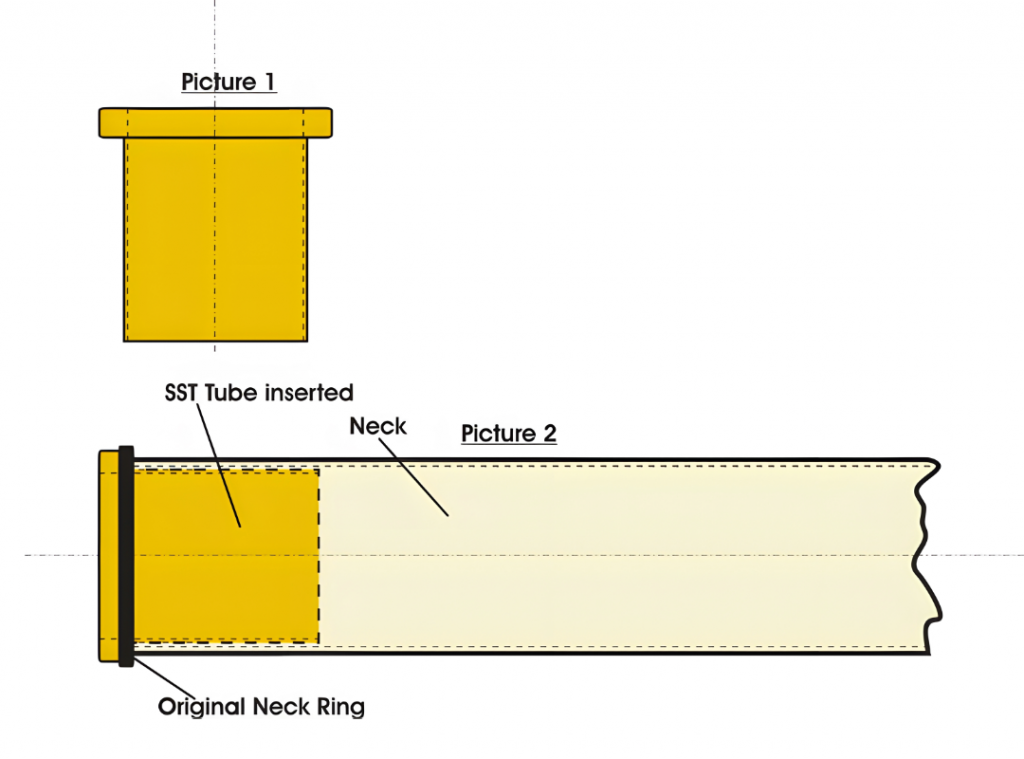 SST Neck Compressor für Saxophone Installation