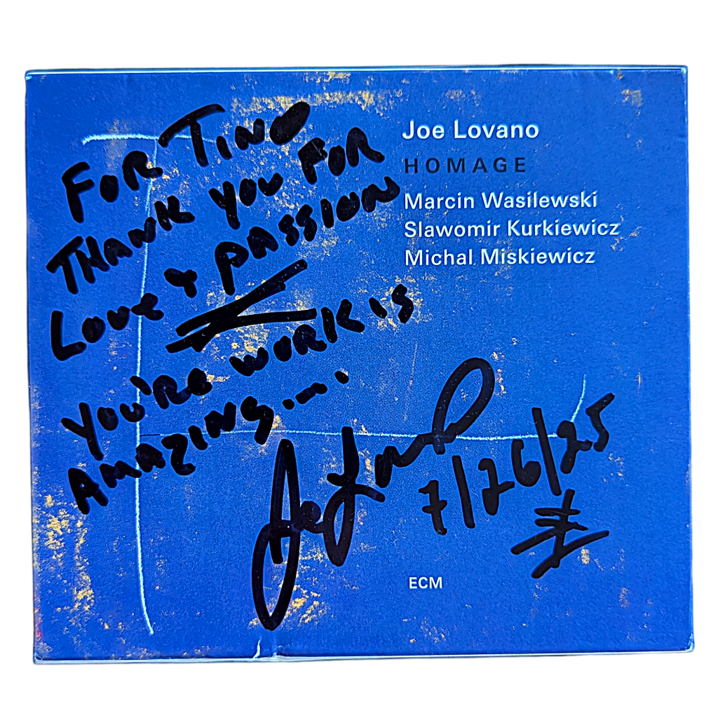 Joe Lovano`s Album Homage mit Wittmung an Tino Schucht